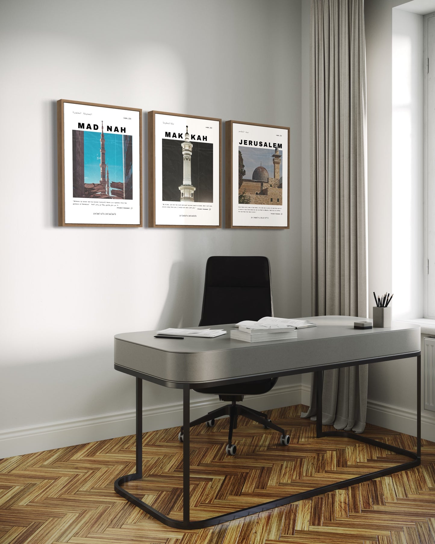 Three Cities: Makkah Madinah Jerusalem Set