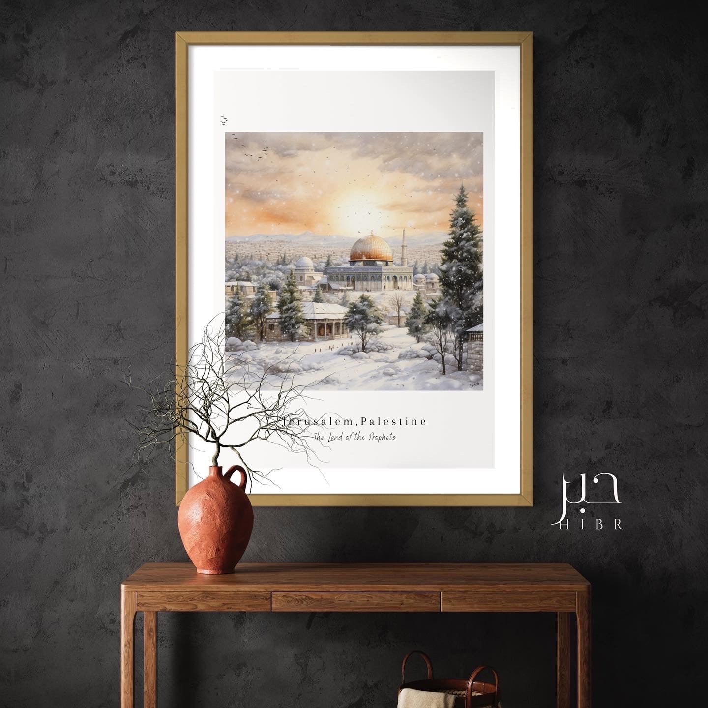 Jerusalem's Winter Reverie: Al Aqsa in the Snow