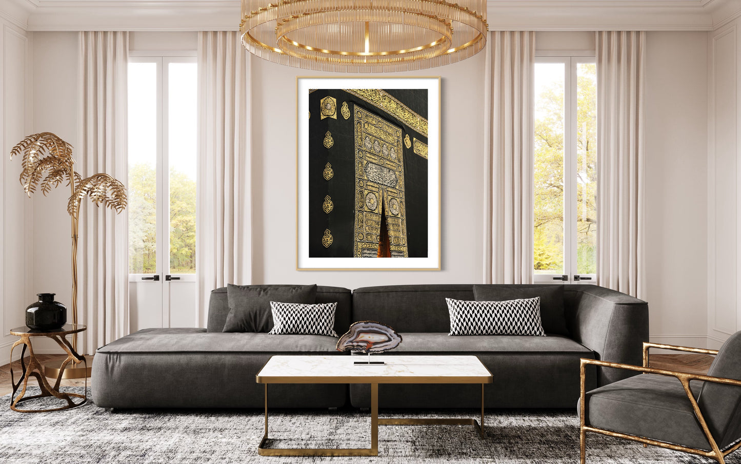 Kaaba Kiswah: Close up Print