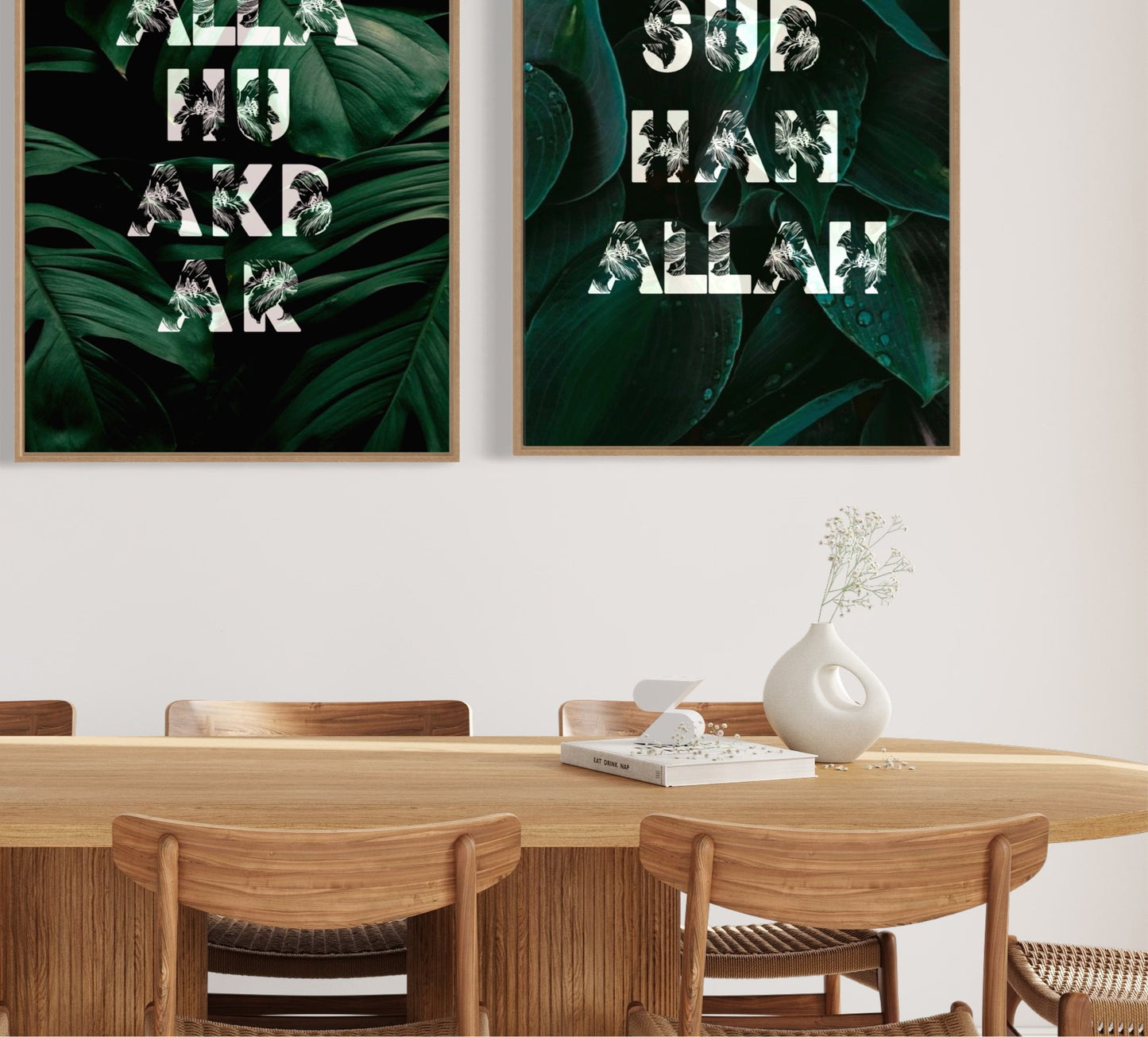 Tropical Flora Islamic Print Set