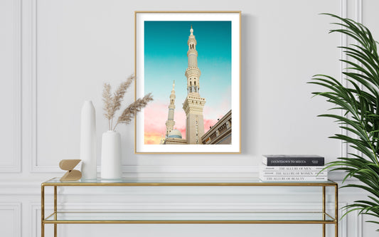 Minarets and Cotton Candy skies