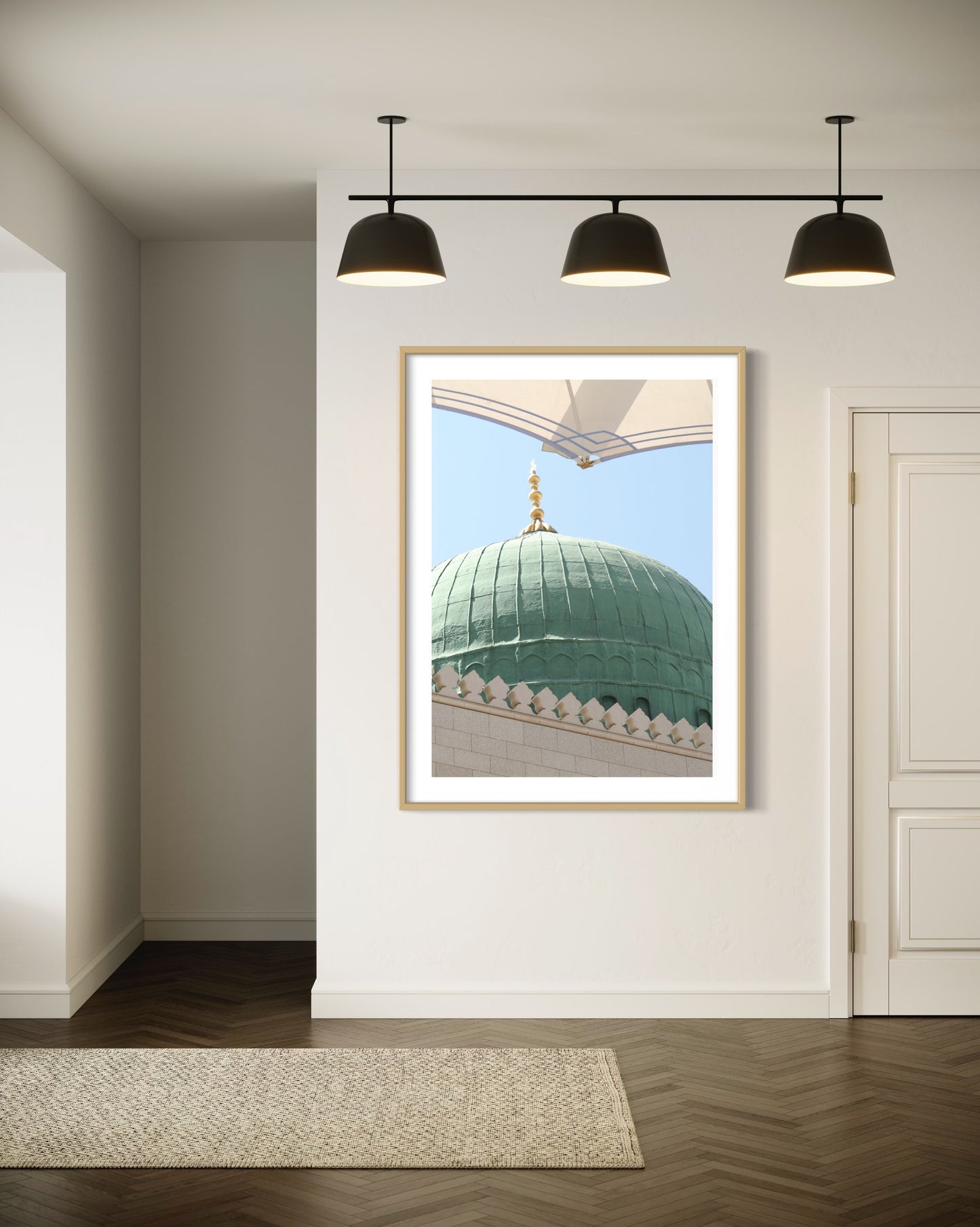Green Dome: Masjid Nabawi Print